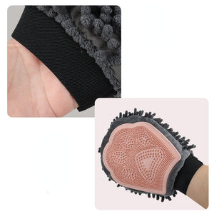 Transform Your Pet's Grooming Experience with the Pet 2-in-1 Grooming Bathing Glove