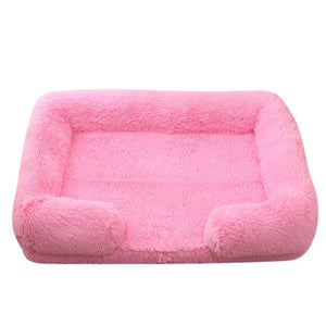 Comfort for Your Furry Friend: Doghouse Cathouse Plush Round Pet Bed