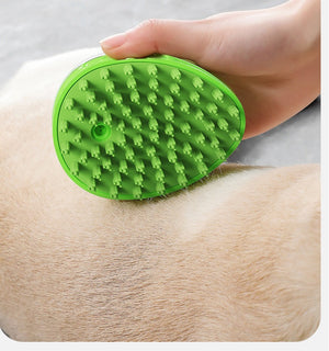 Experience the Ultimate Pet Bath Time with Our Massage Brush