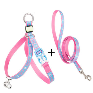 Unleash Adventure with the Pet Cat Bell Chest Strap Teddy Leash