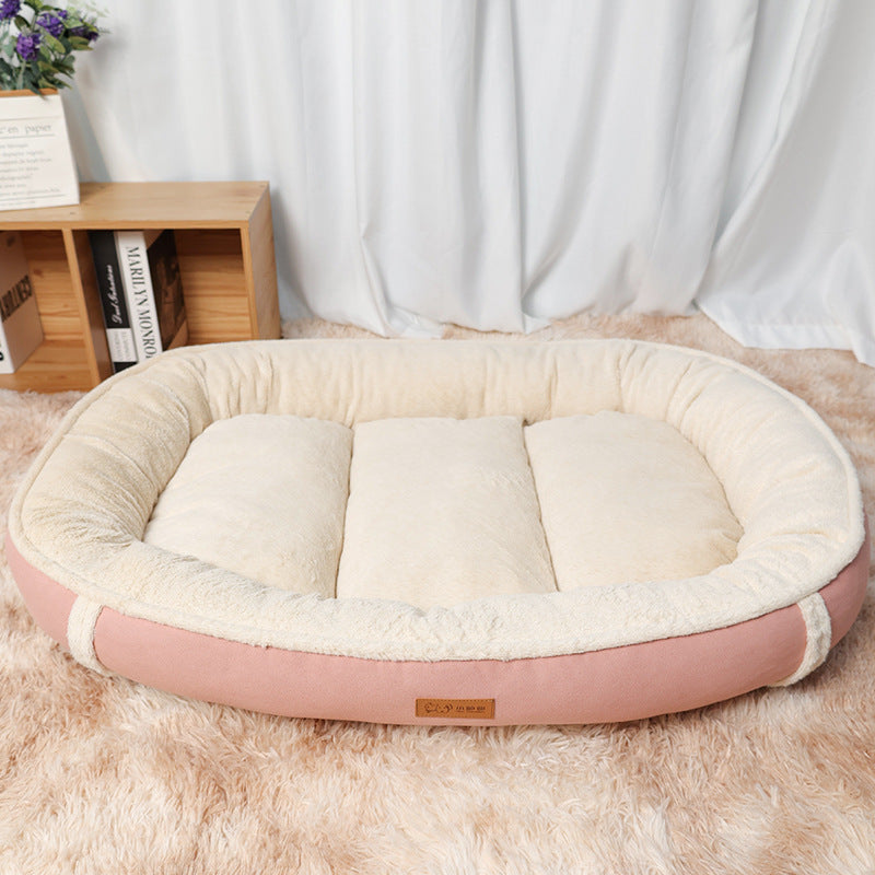 Linen Round Nest Non-slip Pet Bed: The Ultimate Comfort for Your Furry Friend