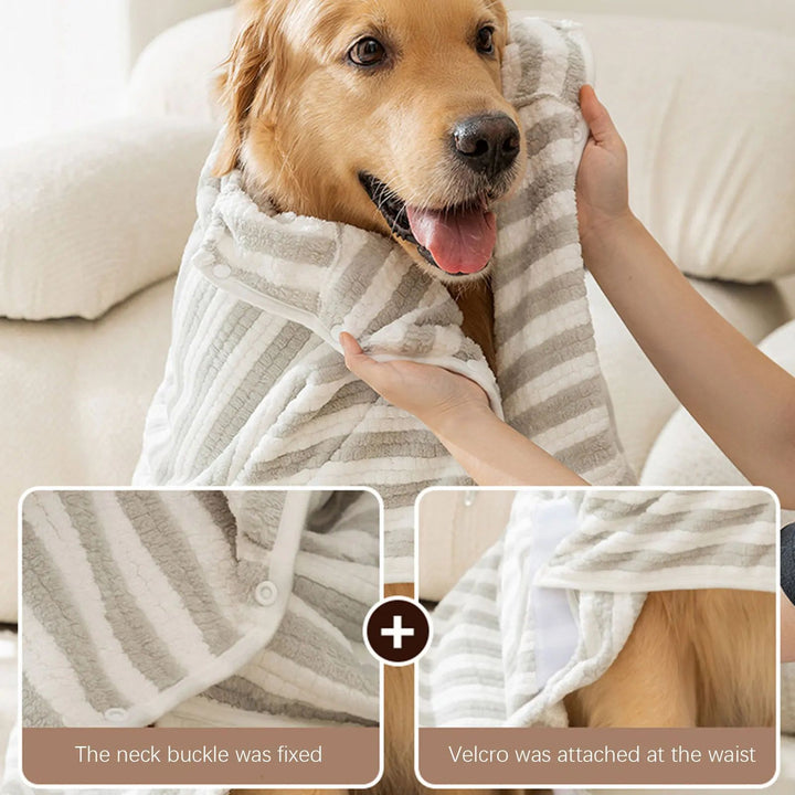 The Ultimate Solution for Pet Care: Ultra-Absorbent Pet Dog Bath Towel