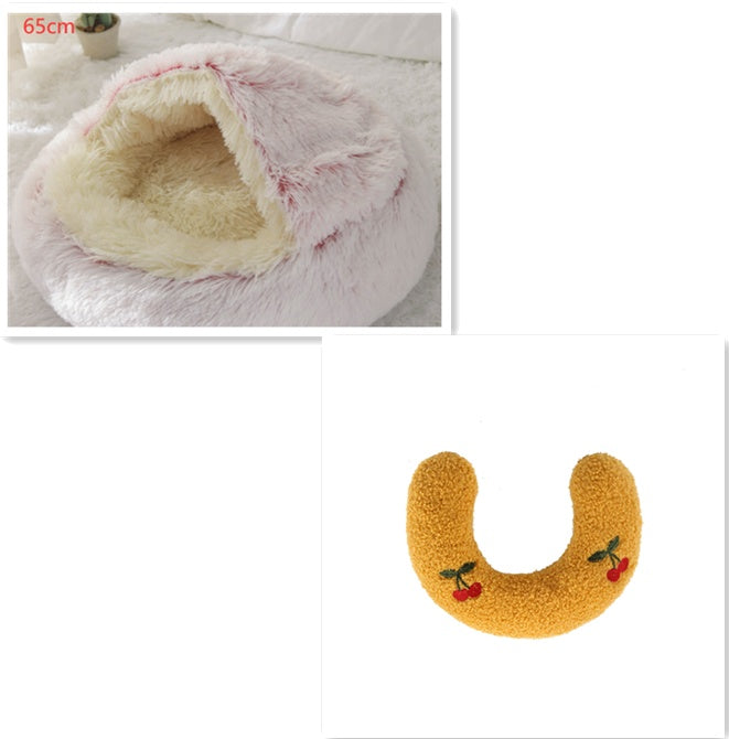 2 In 1 Dog And Cat Pet Winter Bed