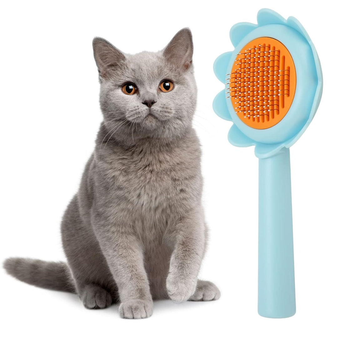 Stainless Steel Self Cleaning Grooming Brush