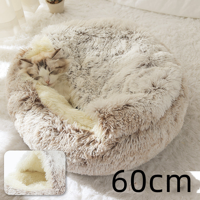 2 In 1 Dog And Cat Pet Winter Bed