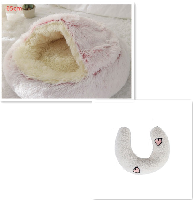2 In 1 Dog And Cat Pet Winter Bed