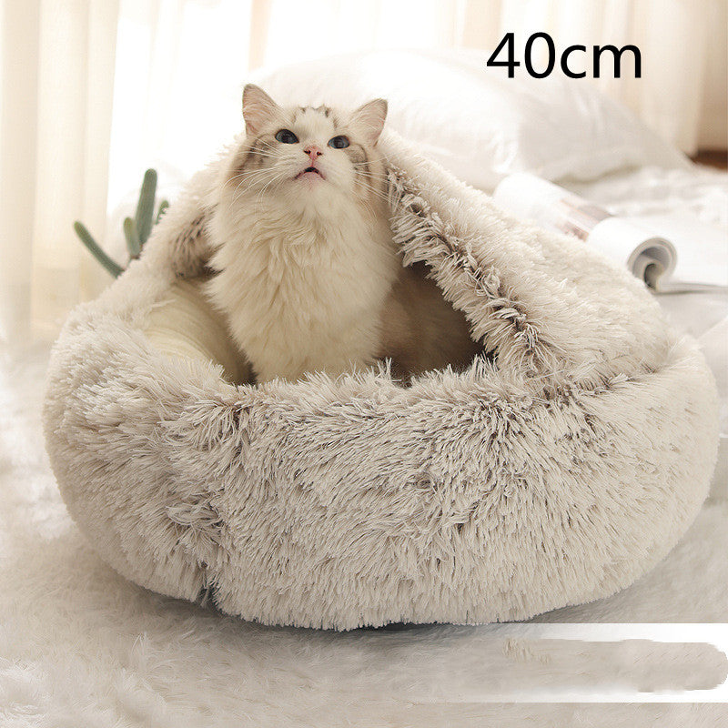 2 In 1 Dog And Cat Pet Winter Bed