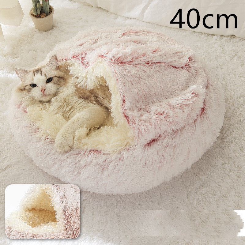 2 In 1 Dog And Cat Pet Winter Bed