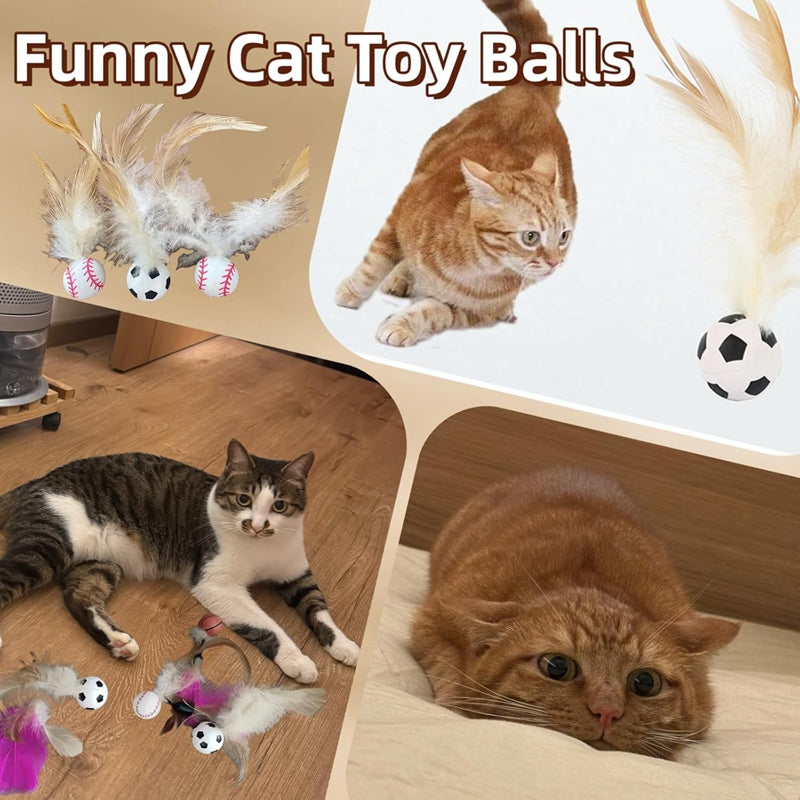 Feather Bouncy Balls Toy