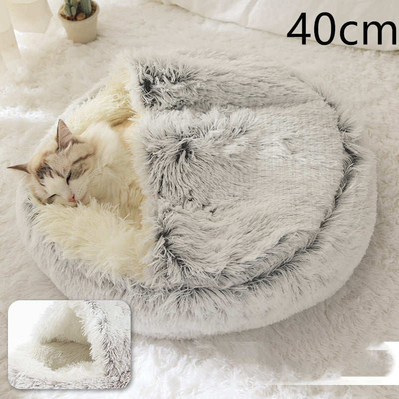 2 In 1 Dog And Cat Pet Winter Bed