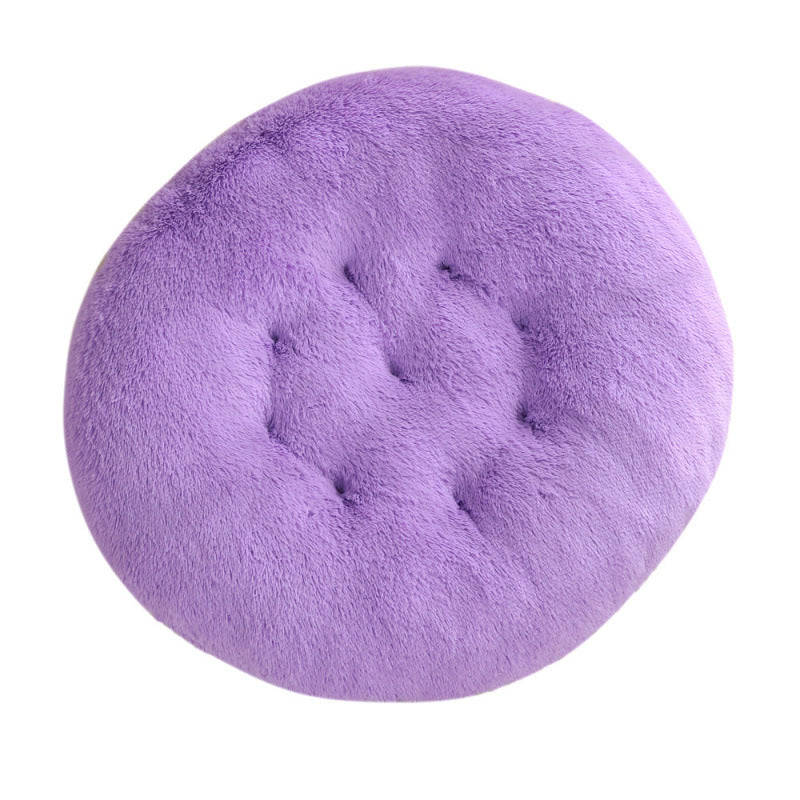 Round Plush Warm Pet Bed