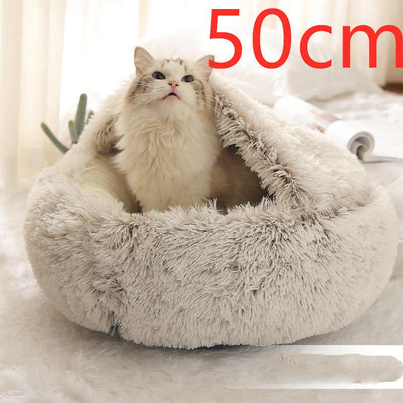 2 In 1 Dog And Cat Pet Winter Bed