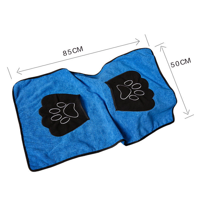 Pet absorbent bath towel