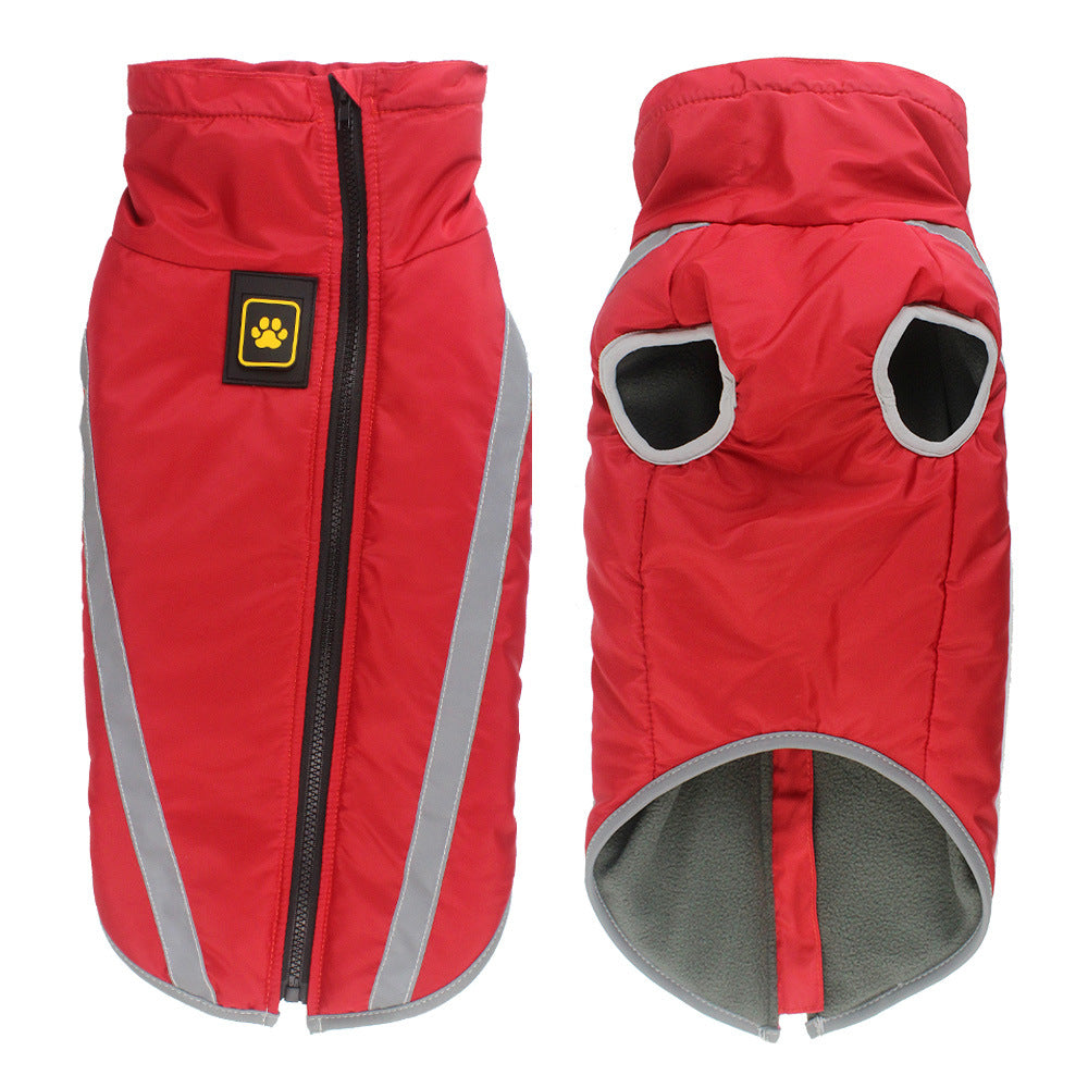 Pet Winter New Reflective Padded Warm Jacket