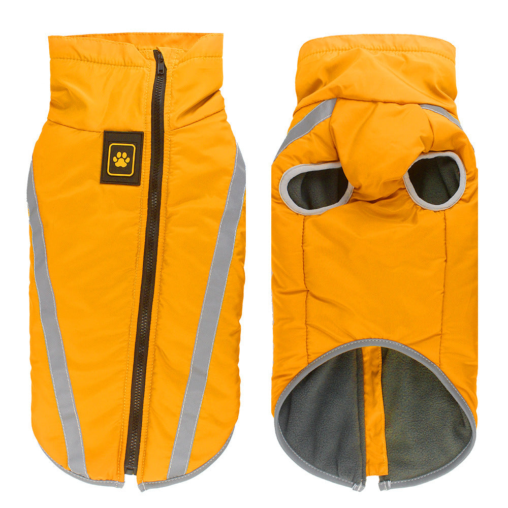 Pet Winter New Reflective Padded Warm Jacket
