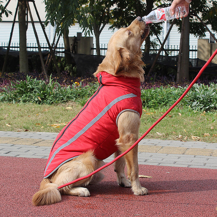 Pet Winter New Reflective Padded Warm Jacket