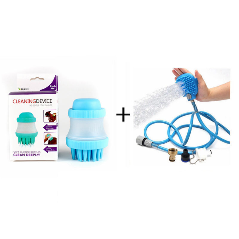 Pet Bath Sprinkler Brush