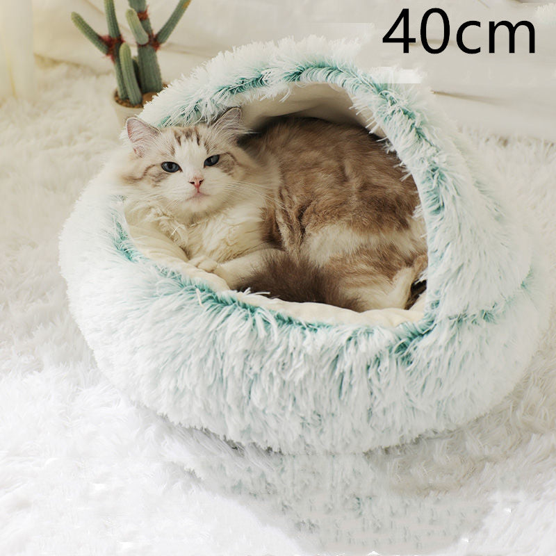 2 In 1 Dog And Cat Pet Winter Bed