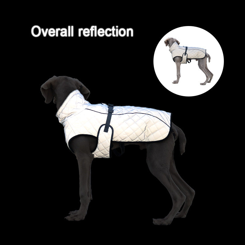 Pet Clothing Full-body Reflective Tactical Jacket