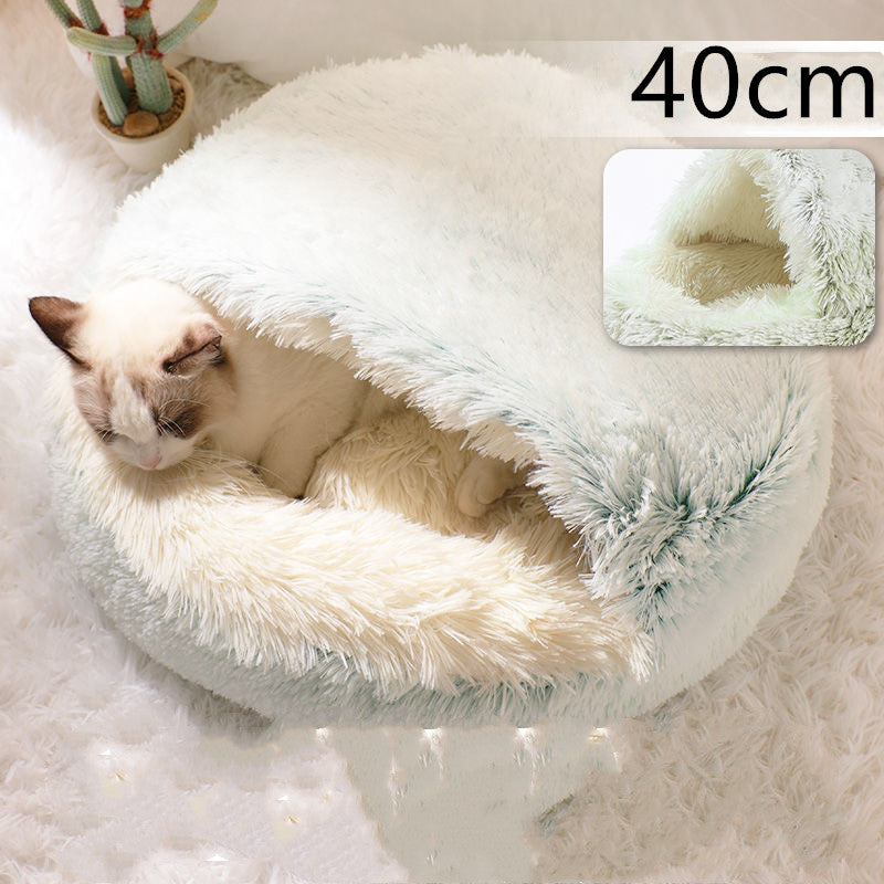 2 In 1 Dog And Cat Pet Winter Bed