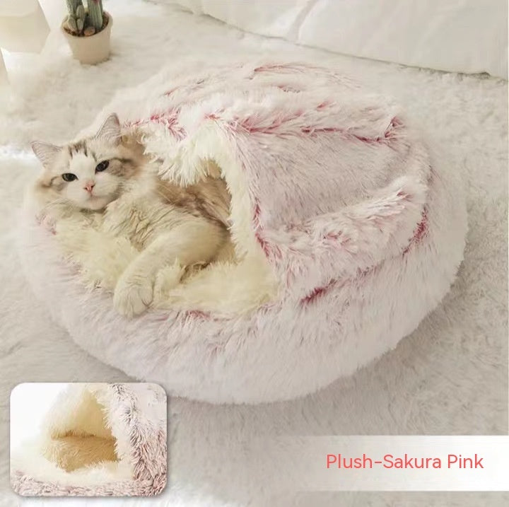 2 In 1 Dog And Cat Pet Winter Bed