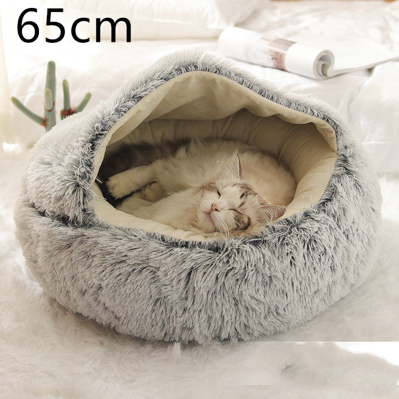 2 In 1 Dog And Cat Pet Winter Bed