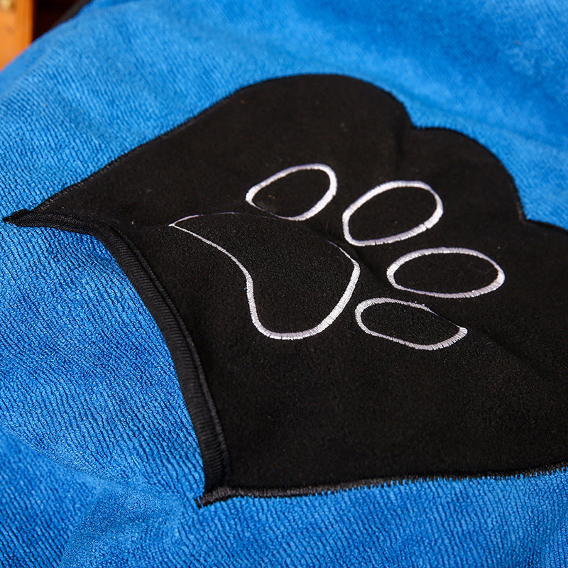 Pet absorbent bath towel