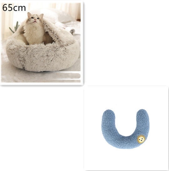 2 In 1 Dog And Cat Pet Winter Bed