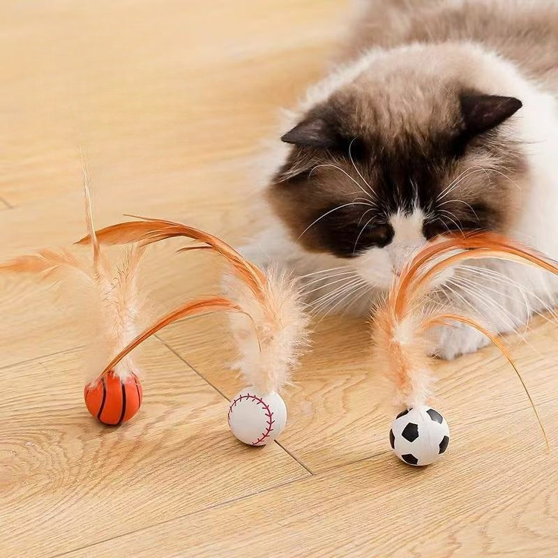 Feather Bouncy Balls Toy