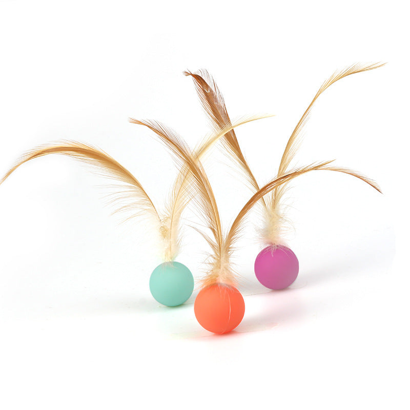 Feather Bouncy Balls Toy