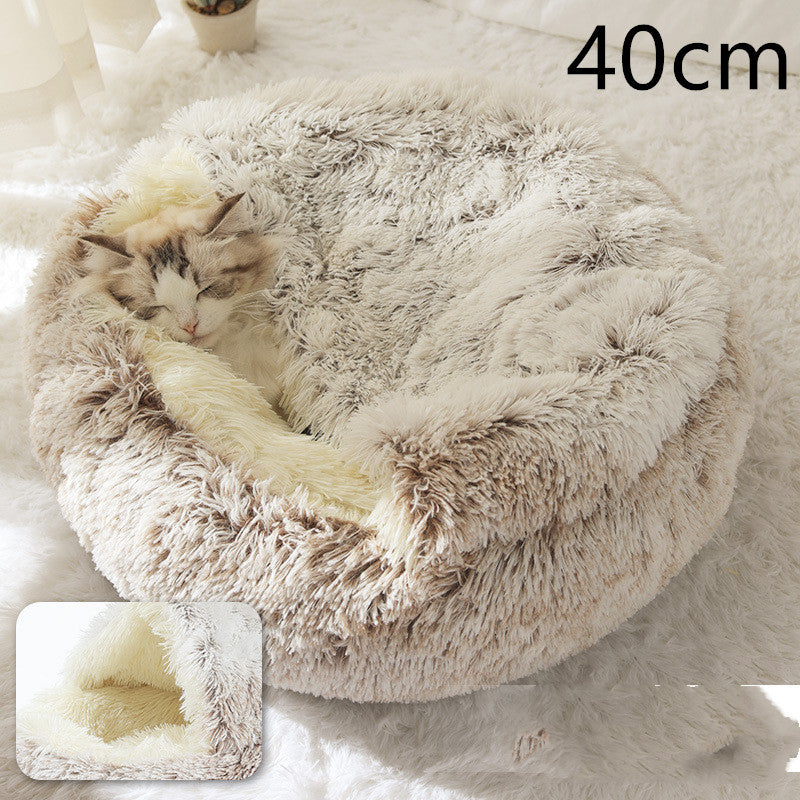 2 In 1 Dog And Cat Pet Winter Bed