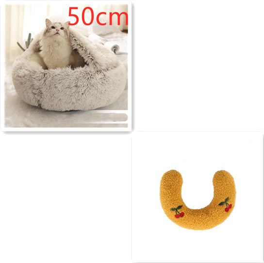 2 In 1 Dog And Cat Pet Winter Bed