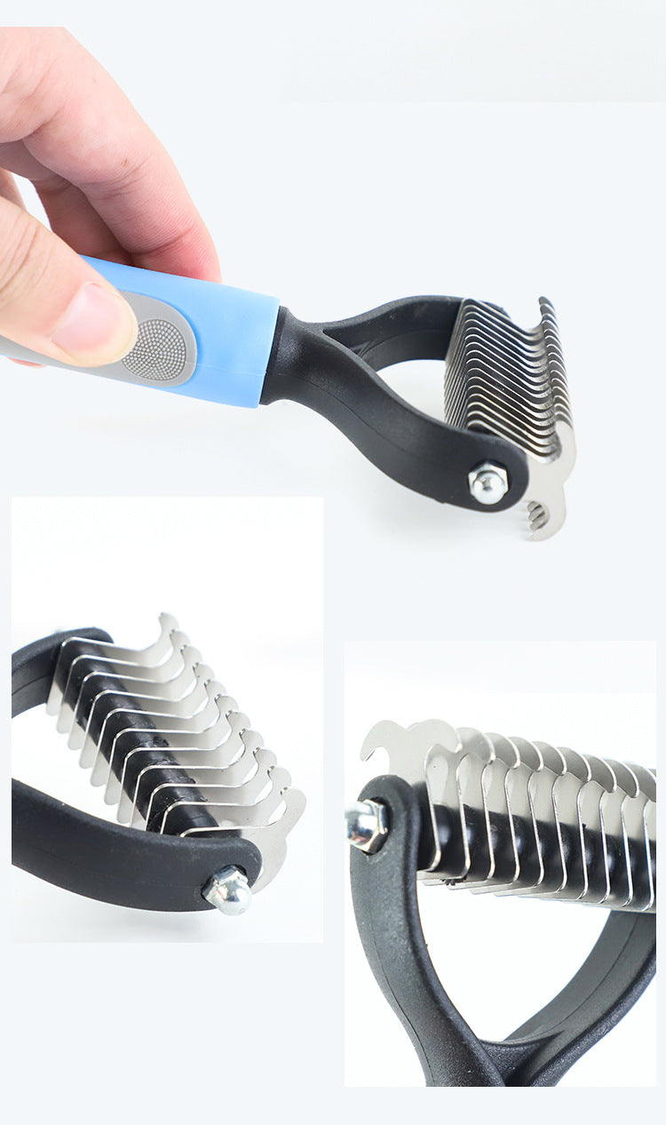 Stainless Steel Double-sided Pet Brush