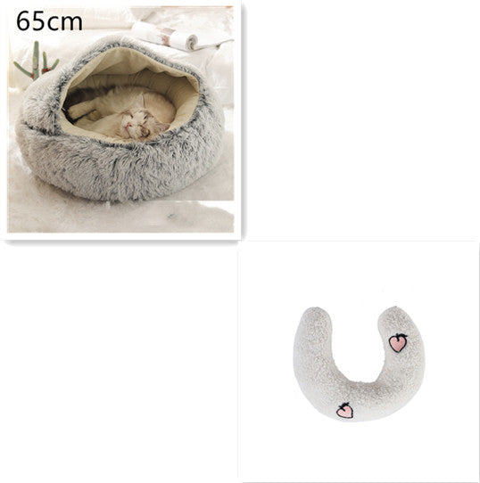 2 In 1 Dog And Cat Pet Winter Bed