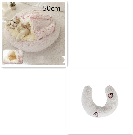 2 In 1 Dog And Cat Pet Winter Bed