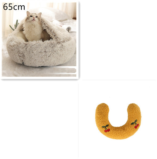 2 In 1 Dog And Cat Pet Winter Bed
