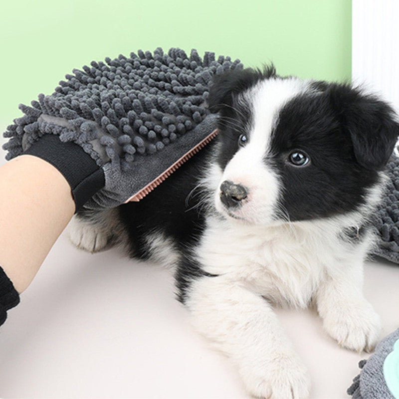 Pet 2-in-1 Grooming Bathing Glove