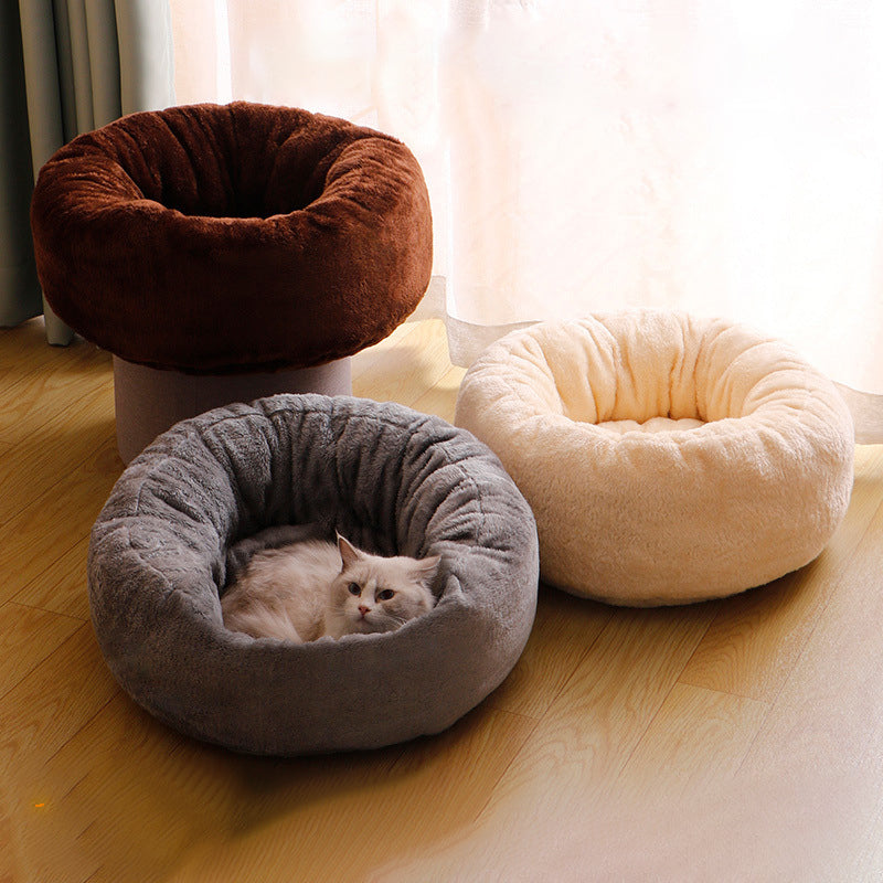 Pet Comfortable Fluffy Cushion Bed
