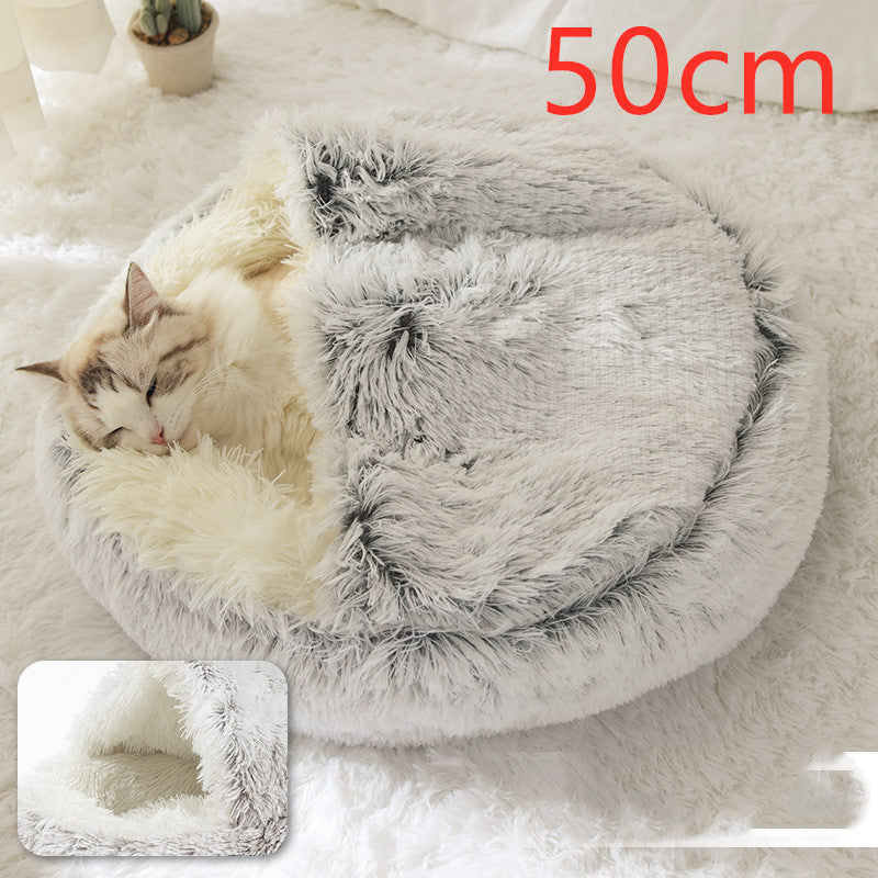 2 In 1 Dog And Cat Pet Winter Bed