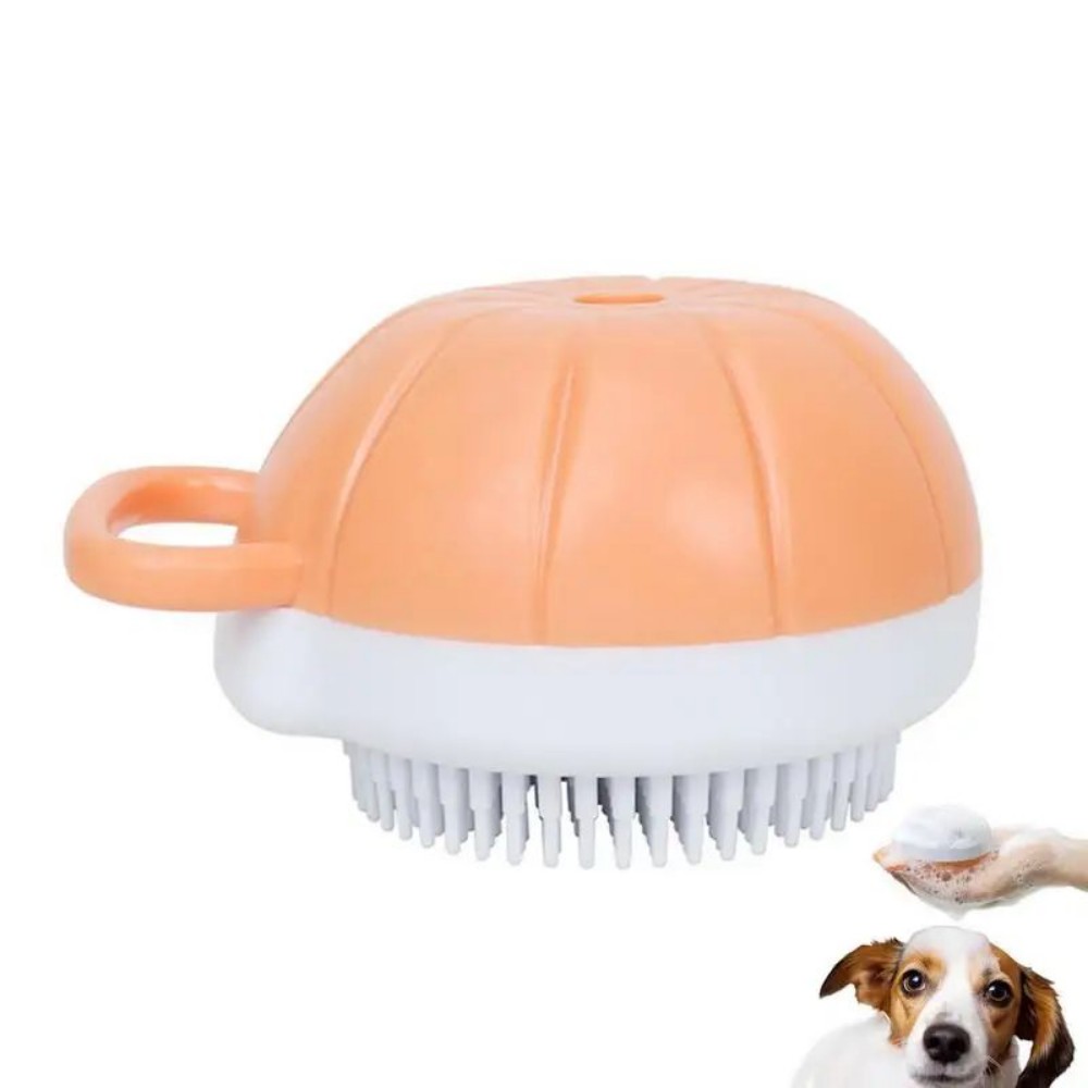 Dog Scrubber For Bath Silicone Comb