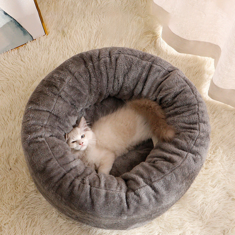 Pet Comfortable Fluffy Cushion Bed
