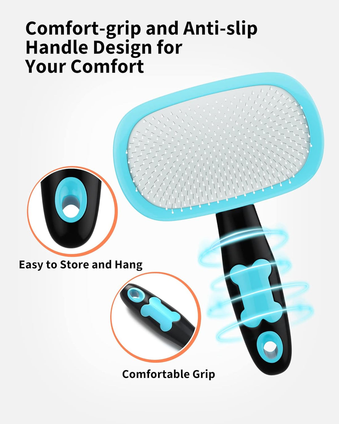 Pet Grooming Brush- Shedding Grooming Tools