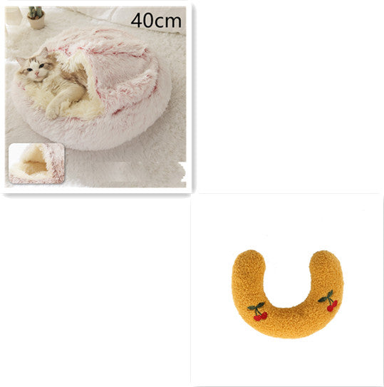 2 In 1 Dog And Cat Pet Winter Bed