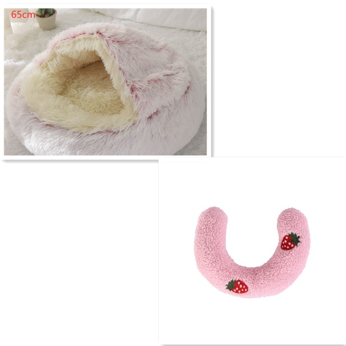 2 In 1 Dog And Cat Pet Winter Bed