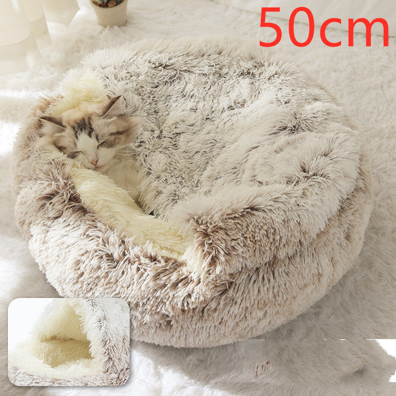 2 In 1 Dog And Cat Pet Winter Bed