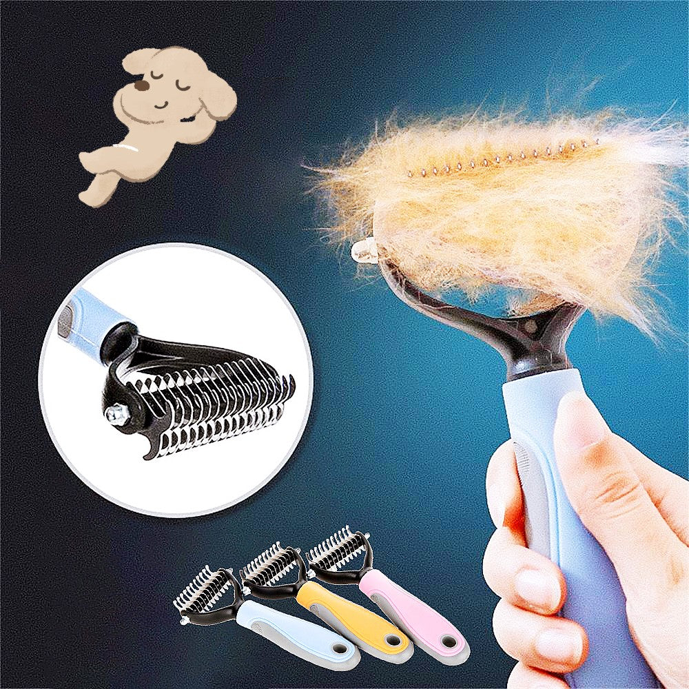 Stainless Steel Double-sided Pet Brush