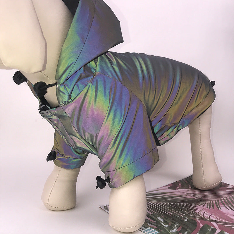 Pet Thickened Reflective Cotton Jacket