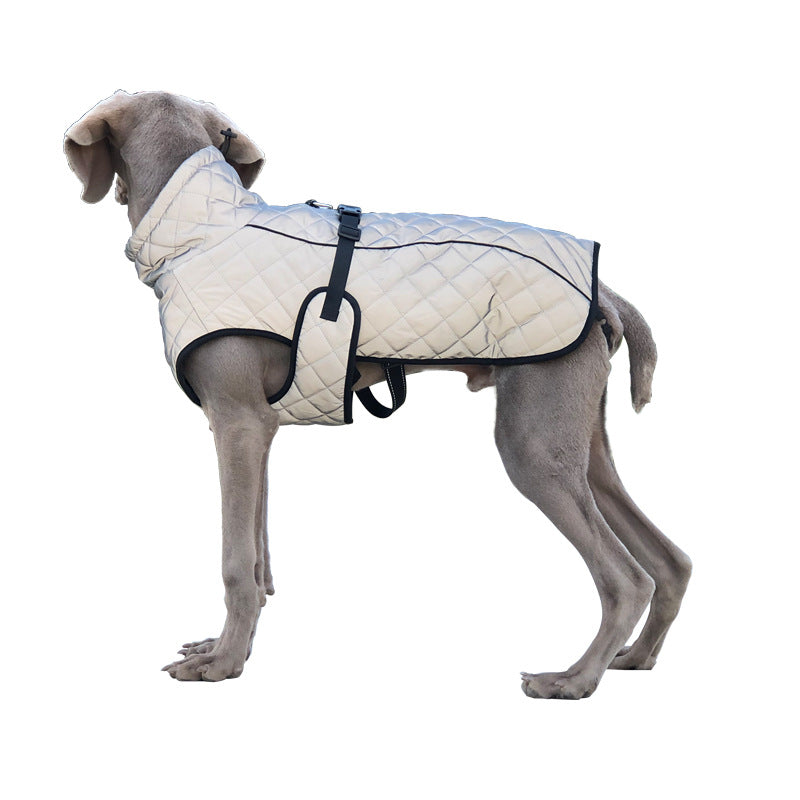 Pet Clothing Full-body Reflective Tactical Jacket