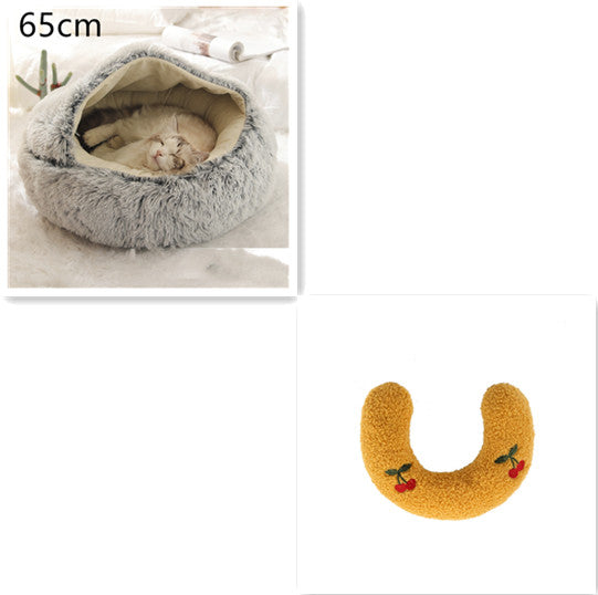 2 In 1 Dog And Cat Pet Winter Bed