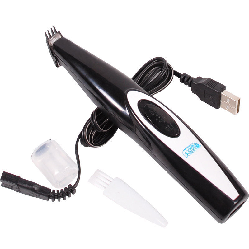 Pet Nail Hair Trimmer USB Rechargeable Clipper